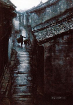 Camino pedregoso chino Chen Yifei Pinturas al óleo